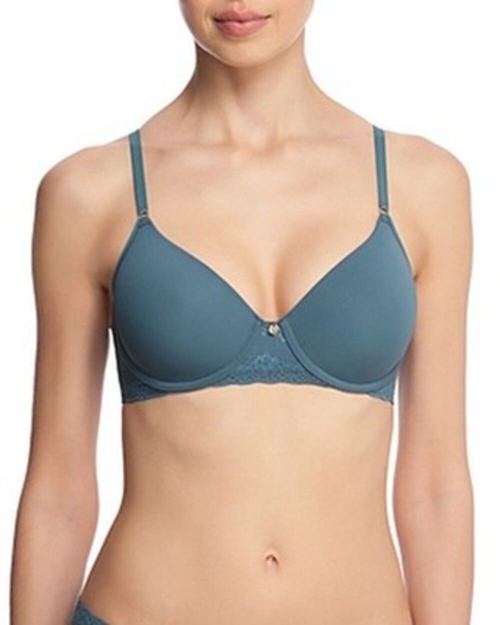 Natori Bliss Perfection All Day Underwire Contour Bra Women's 38D Poolside